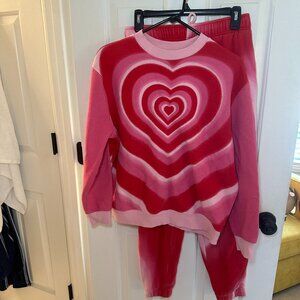 Heart Sweatsuit Wild Fable